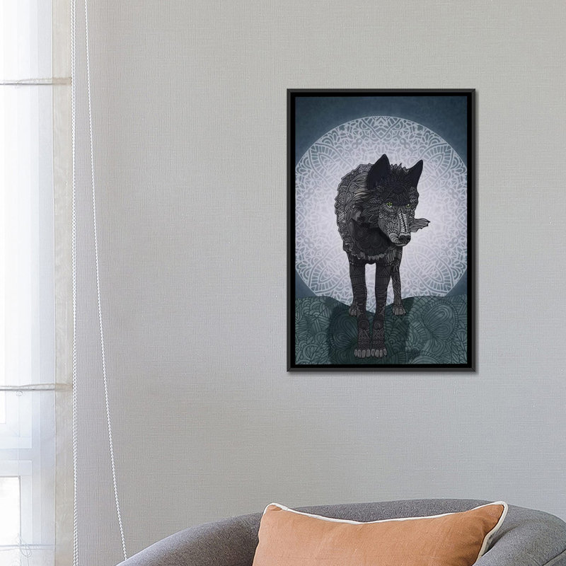 « watcher », impression sur toile tendue, H 40 po x l 26 po x P 1,5 po, Toile tendue, Pas de tapis