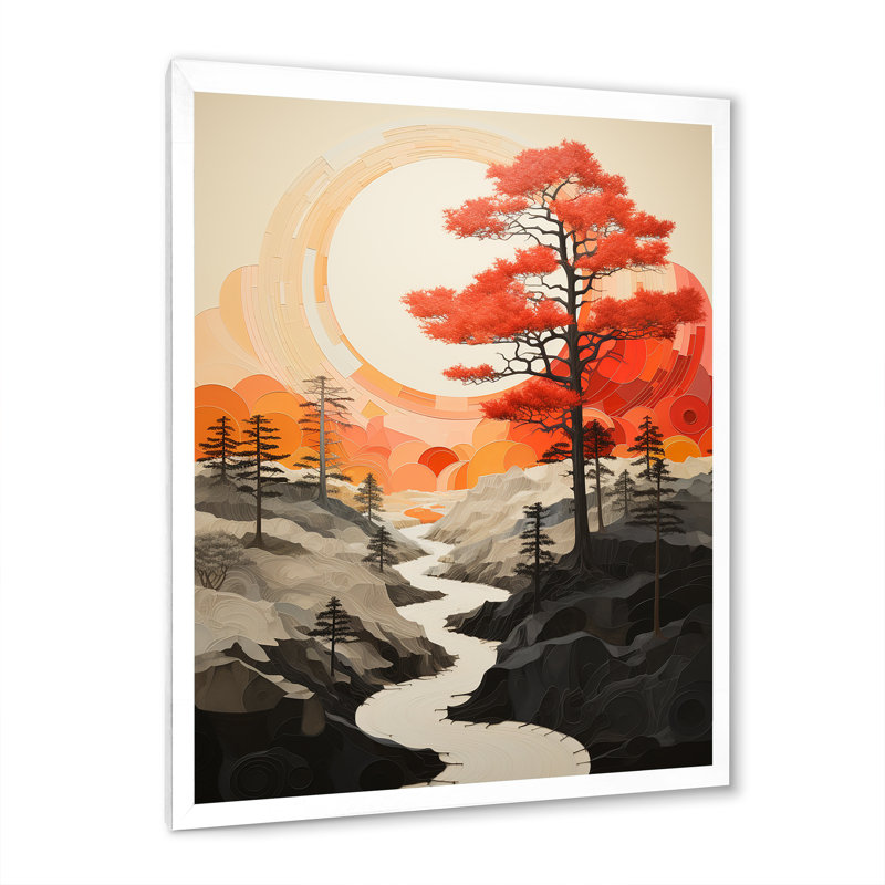 «Bold Geyser Natures Fountain III», reproduction d'art sur toile, Cadre photo blanc, H 44 po x l 34 po x P 1,5 po