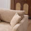 Fauteuil d'appoint rembourré de 43,9 pouces de largeur avec pieds en métal et canapé-lit simple avec deux traversins pour plus de confort et de style-139743849