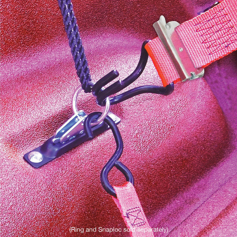 Paquet de 2 attaches à sangle à crochets en S 1 po x 8 pi Snap-Loc