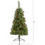  Arbre de Noël artificiel pin blanc avec lumières DEL et pommes de pin-514013011