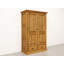 Hailley Solid Spruce Wood 2 Door Wardrobe