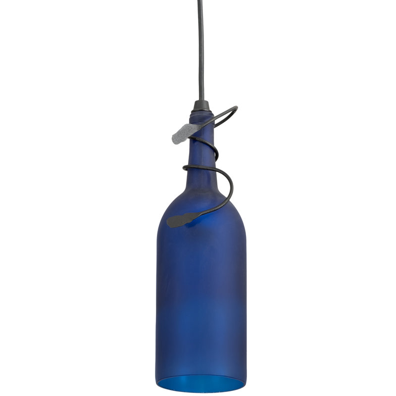 Greenbriar Oak 1 - Light Pendant, Frosted Green, 84" H x 4" W x 4" D