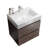 Single Bathroom Vanity with Engineered Stone Top-817399374-817399375