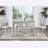 Kitchen Table Set with a Rectangular Table and 4 Upholstered Chairs-1258054181