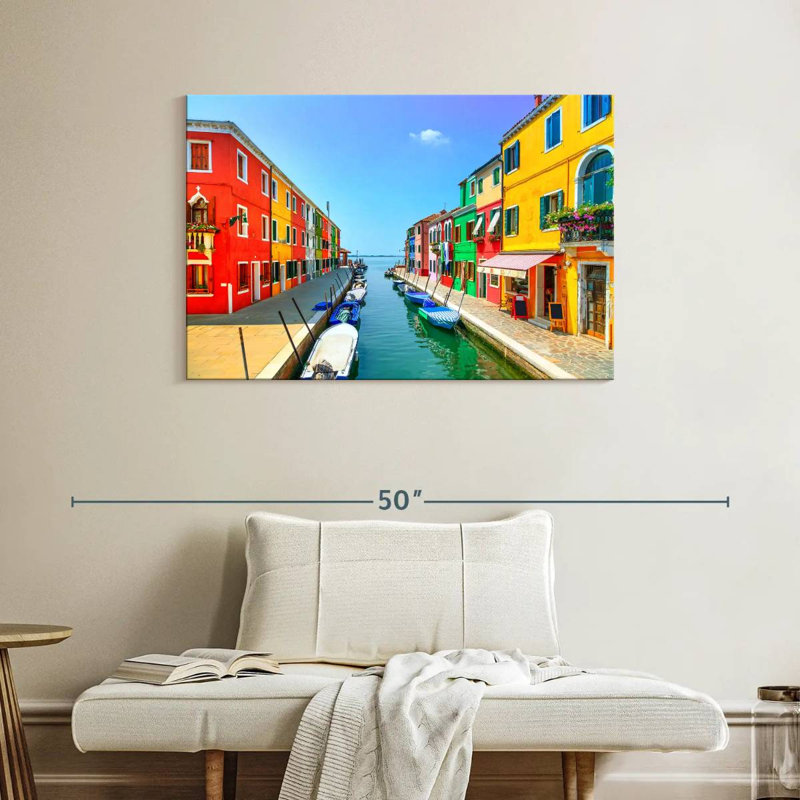 Ravi Burano Canal House, H 26 po x l 39 po