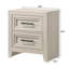 Table de chevet contemporaine 2 tiroirs 1Pc