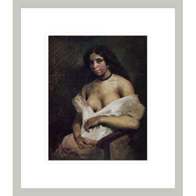 «A Mulatto Woman» par Eugène Delacroix, impression giclée sur cadre