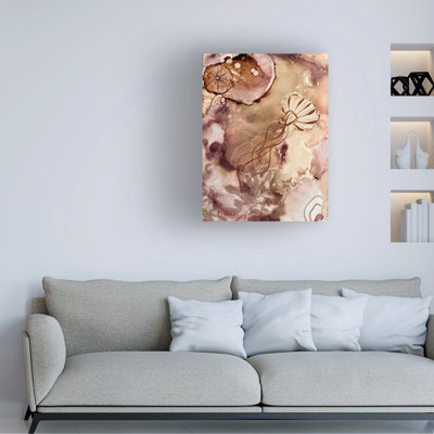 Wrapped Canvas Wall Art - Amy Tieman 'Drifting' Wall Art for Living Room, Bedroom, or Office Décor  - 18x24