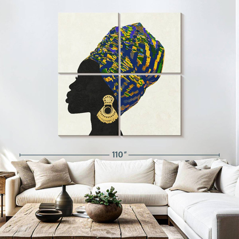 Kente II, H 74 po x l 74 po