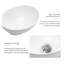 Lavabo vasque de salle de bain ovale en céramique blanc 16 po x 13 po - Design moderne et élégant pour meuble-lavabo, petite salle de bain et salle d'eau