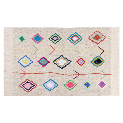 Kaarol Hand Tufted Cotton Washable Moroccan Indoor Rug
