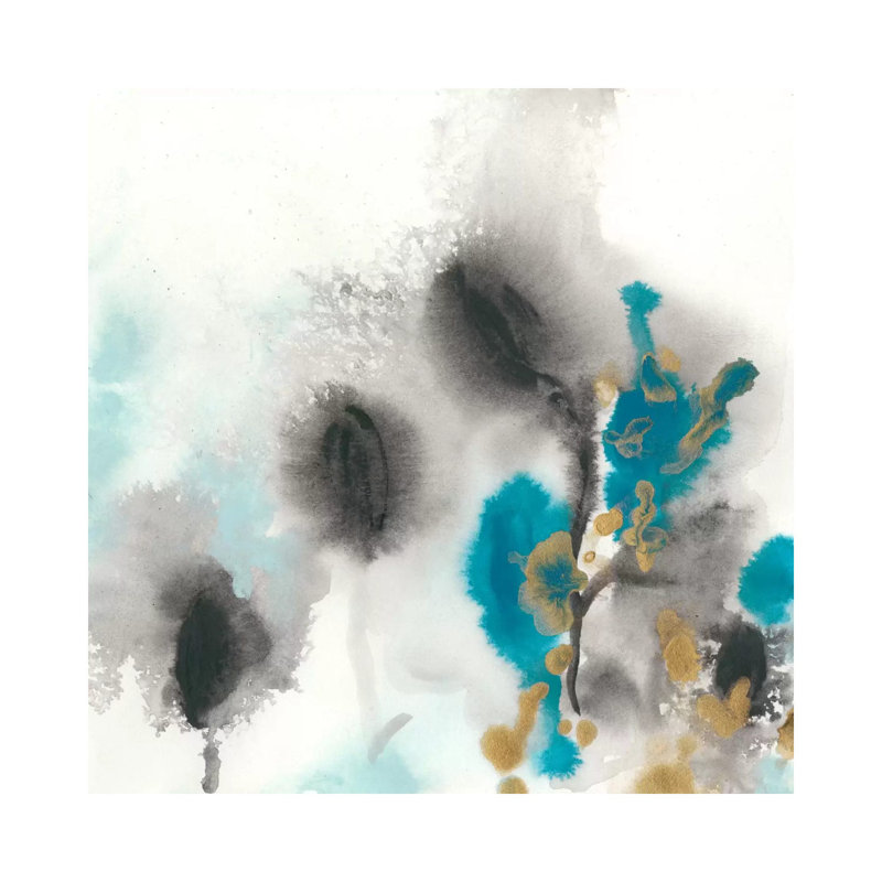 Cerulean Mirage I by June Erica Vess - Wrapped Canvas Painting, 45.72 cm H x 45.72 cm W x 3.175 cm D