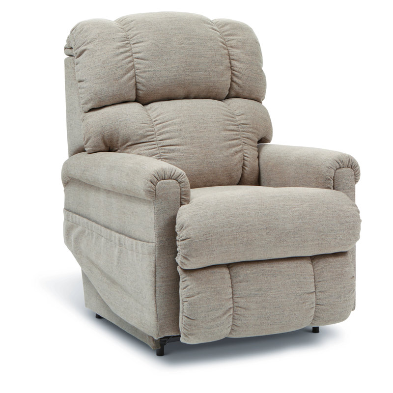 Pinnacle Platinum Power Lift Recliner with Power Headrest and Lumbar, Beige