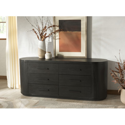 Lauryn Wood Oval Dresser