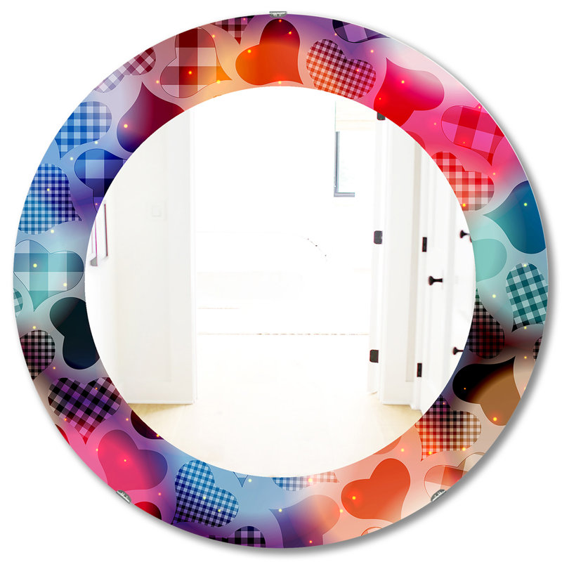 Miroir mural flottant, H 31,5 po x l po