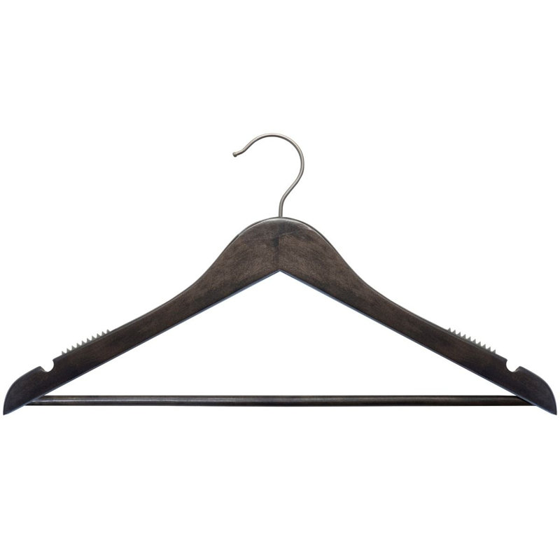 Cintre standard en bois Filip, 100, Gris bronze / espresso