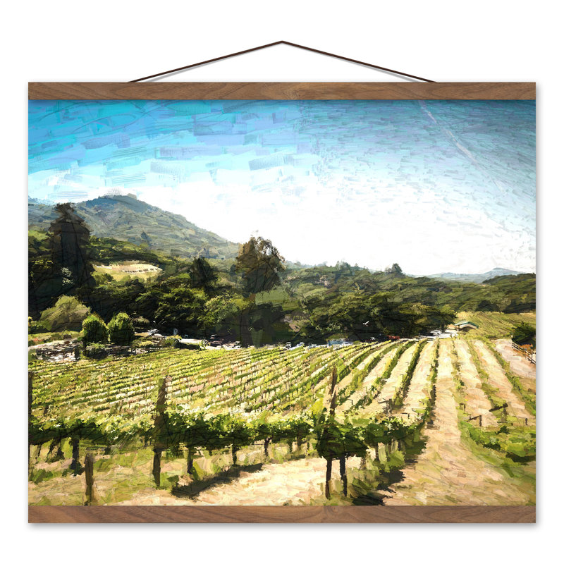 Vineyard - Sans cadre, reproduction d'art sur toile