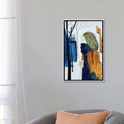 «My Morning Coffee», reproduction d'art sur toile encadrée