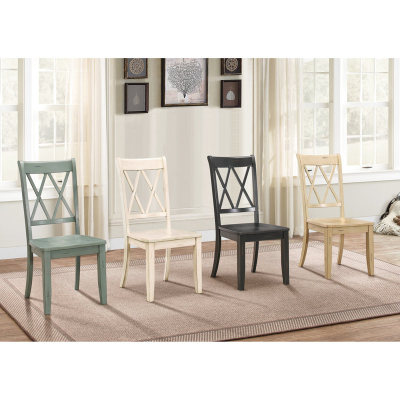 2 chaises d'appoint pour salle à manger, chaise, dossier, placage de pin, noir, salle à manger Look 2, finition noire, transitionnel, poids de 42 lb