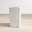 Hand Woven Plastic Laundry Hamper with Handles-34406850