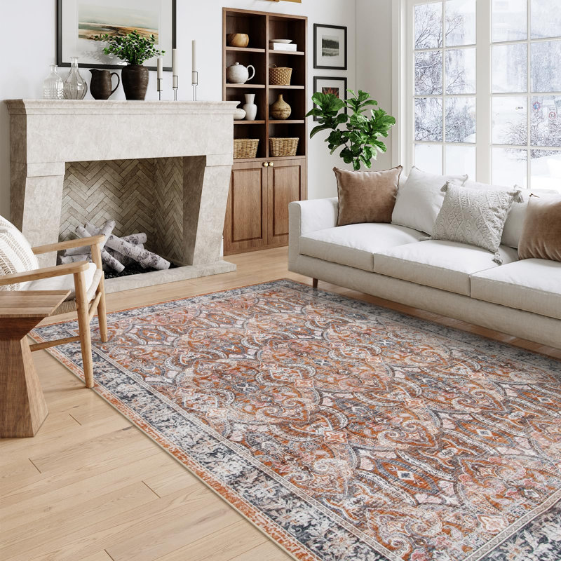Tapis lavable ultra-mince Govan, Rectangle 6 pi x 9 pi