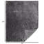 Couverture de voyage grise moelleuse