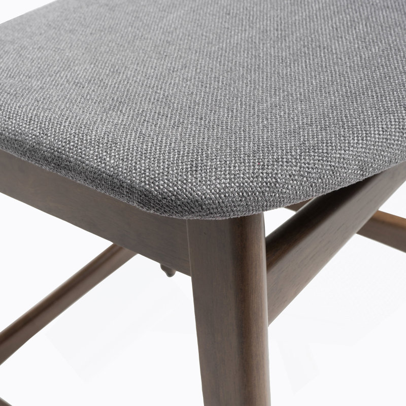 Chaise à hauteur de comptoir, Brun, Gris foncé