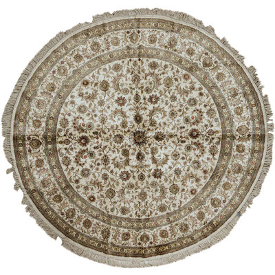 Silk Floral Indoor Rug
