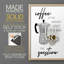 «Coffee is the Response» - Impression encadrée de qualité supérieure - Prêt à accrocher - Aucun clou requis - Aucun clou requis-645421897-645421898