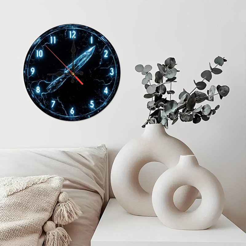 Dague comme horloge avec chiffres