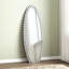 Miroir pleine grandeur en cristal avec support