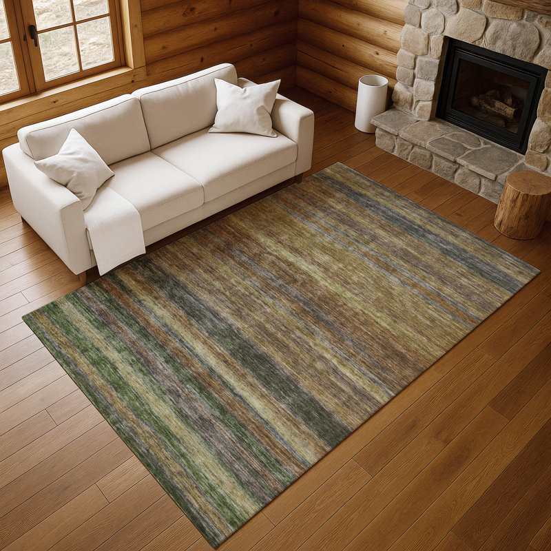 Tapis de qualité supérieure lavable à la machine Marasco AMF1639, Rectangulaire 8 pi x 10 pi