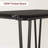 3 Pieces Dining Table Set, Square Kitchen Table and Upholstered Chairs for 2