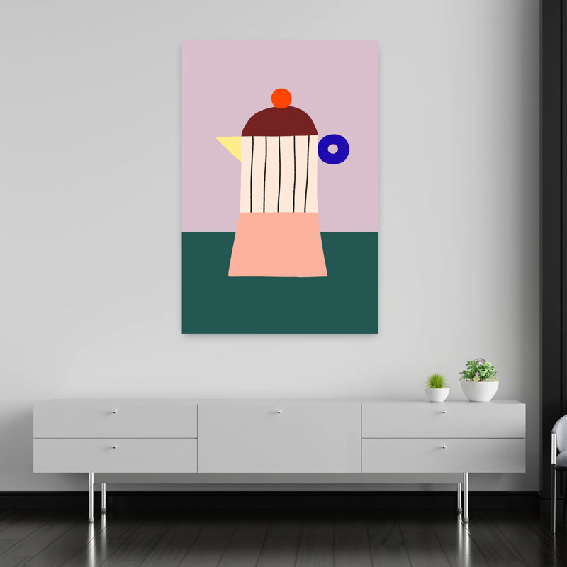 Art contemporain, art moderne abstrait géométrique, H 60 po x l 40 po