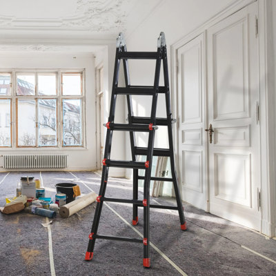 Ringles 4.01m Aluminum Multi-Position Ladder