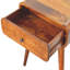 Nightstand 45cm W Solid Wood Bedside Table