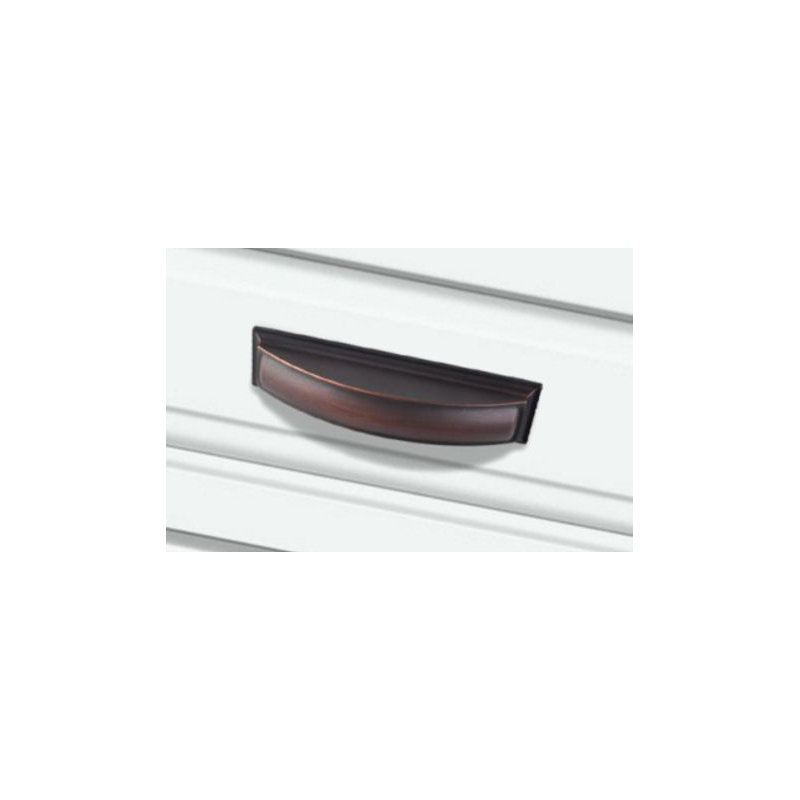 Annadale Cup/Bin Pull, 5 1/16″, Brushed Oil Rubbed Bronze
