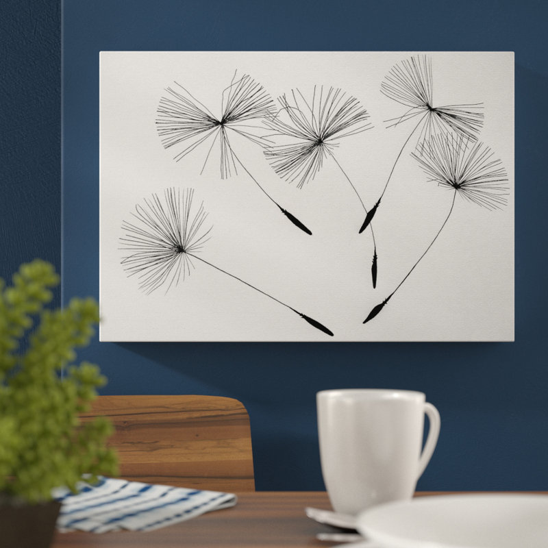 Dandelion Seeds - Wrapped Canvas, 50cm H x 76cm W