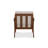 Cue Lounge Chair White Dark Walnut-1158745051