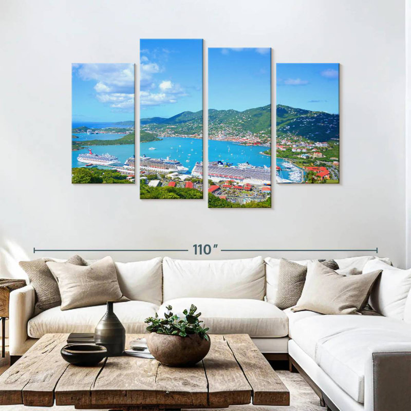 Gillard Marina In Saint Thomas, 54" H x 84" W