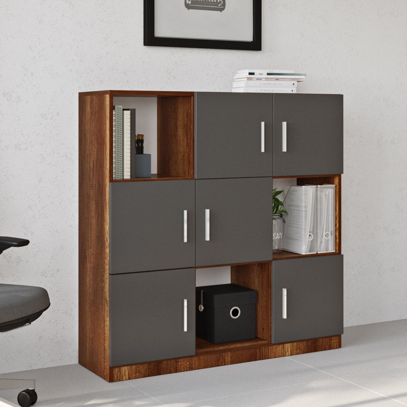 Caylan 121.8cm Kitchen Pantry, Baroque/Anthracite