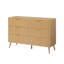 Double Dresser, Natural Dresser With Drawers