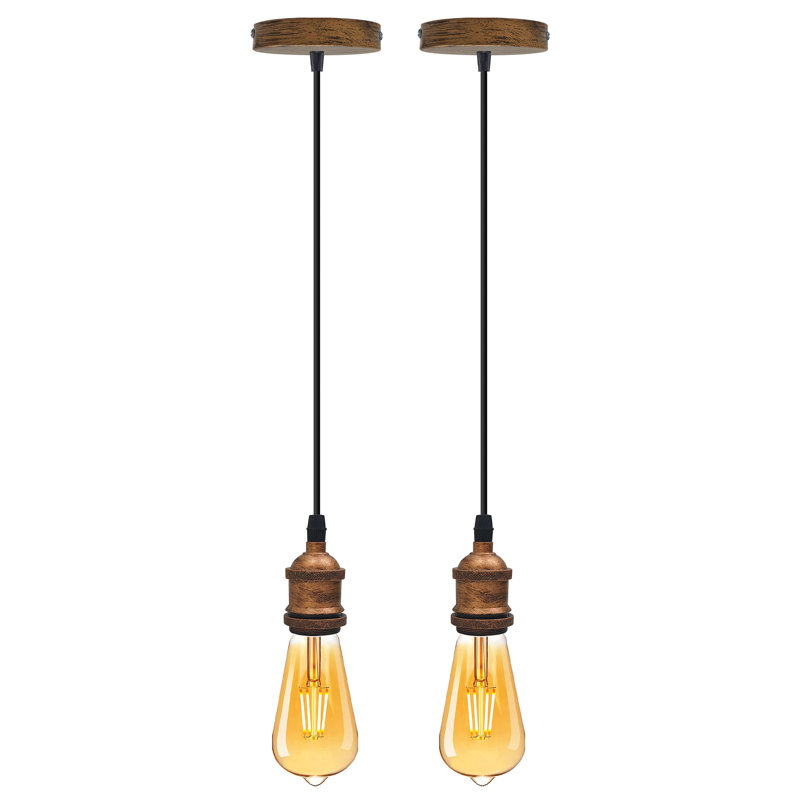 Ischua 2 - Light Single Pendant, No, Brushed Copper