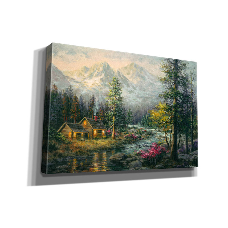«Campers Cabin» par Nicky Boehme, H 18 po x l 26 po x P 0,75 po