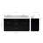 Abell 67'' Double Bathroom Vanity with Carrara Marble Top-93068112-93068113