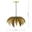 1 - Light Antique Gold Pendant