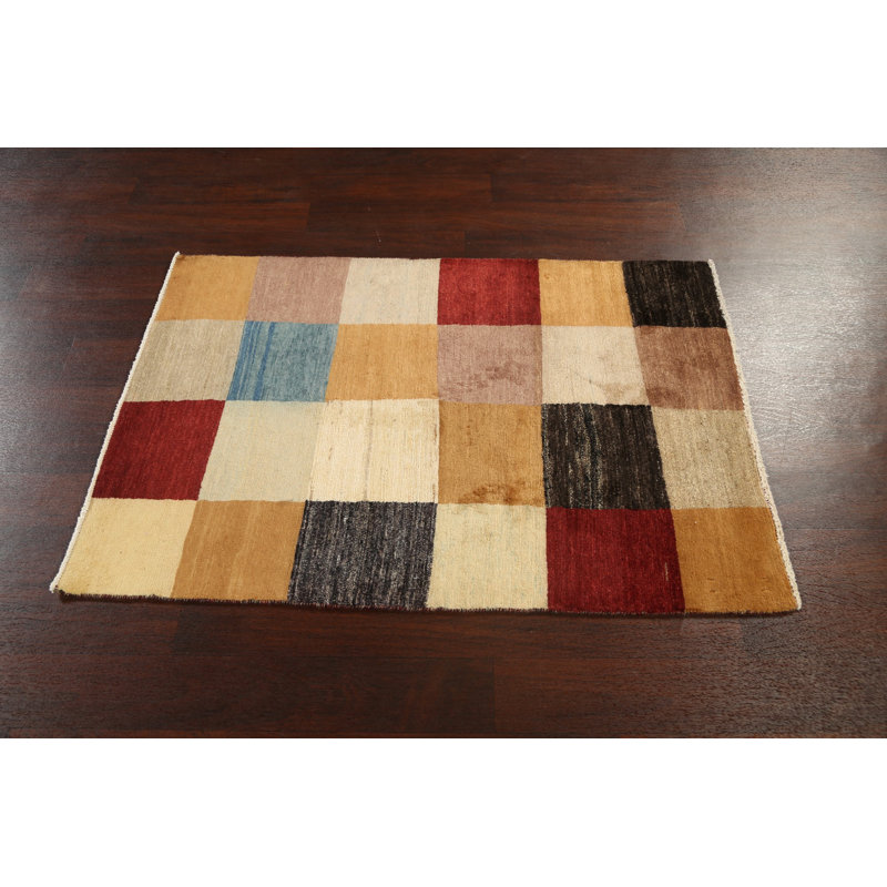 One-of-a-Kind 3'1" X 4'5" New Age Wool Area Rug in