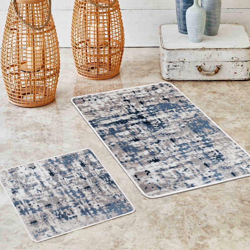 Ensemble de tapis de bain 2 pièces Boatner