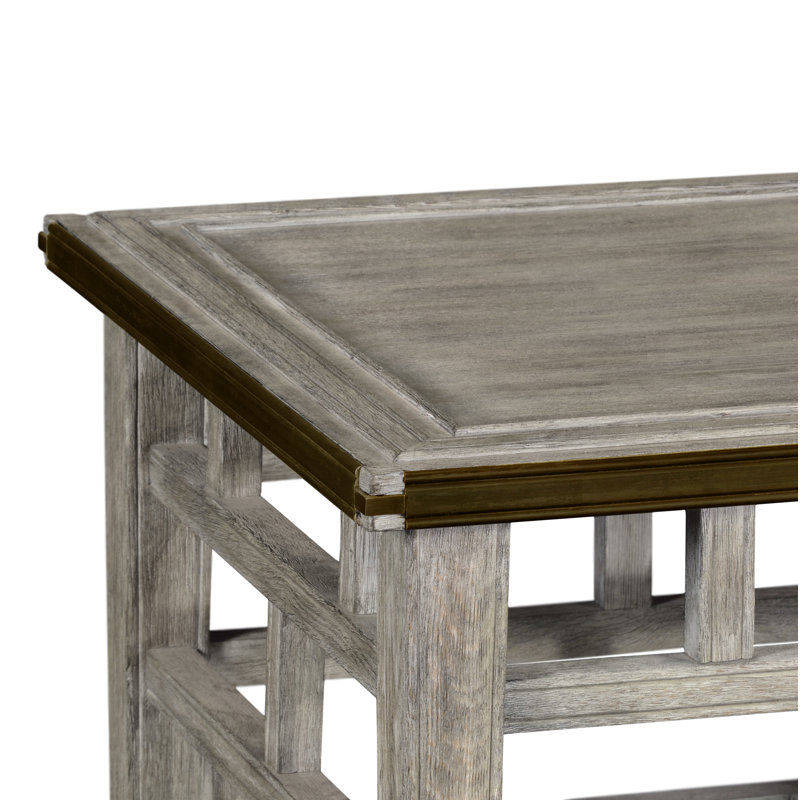 Table de bout William Yeoward, Chêne gris